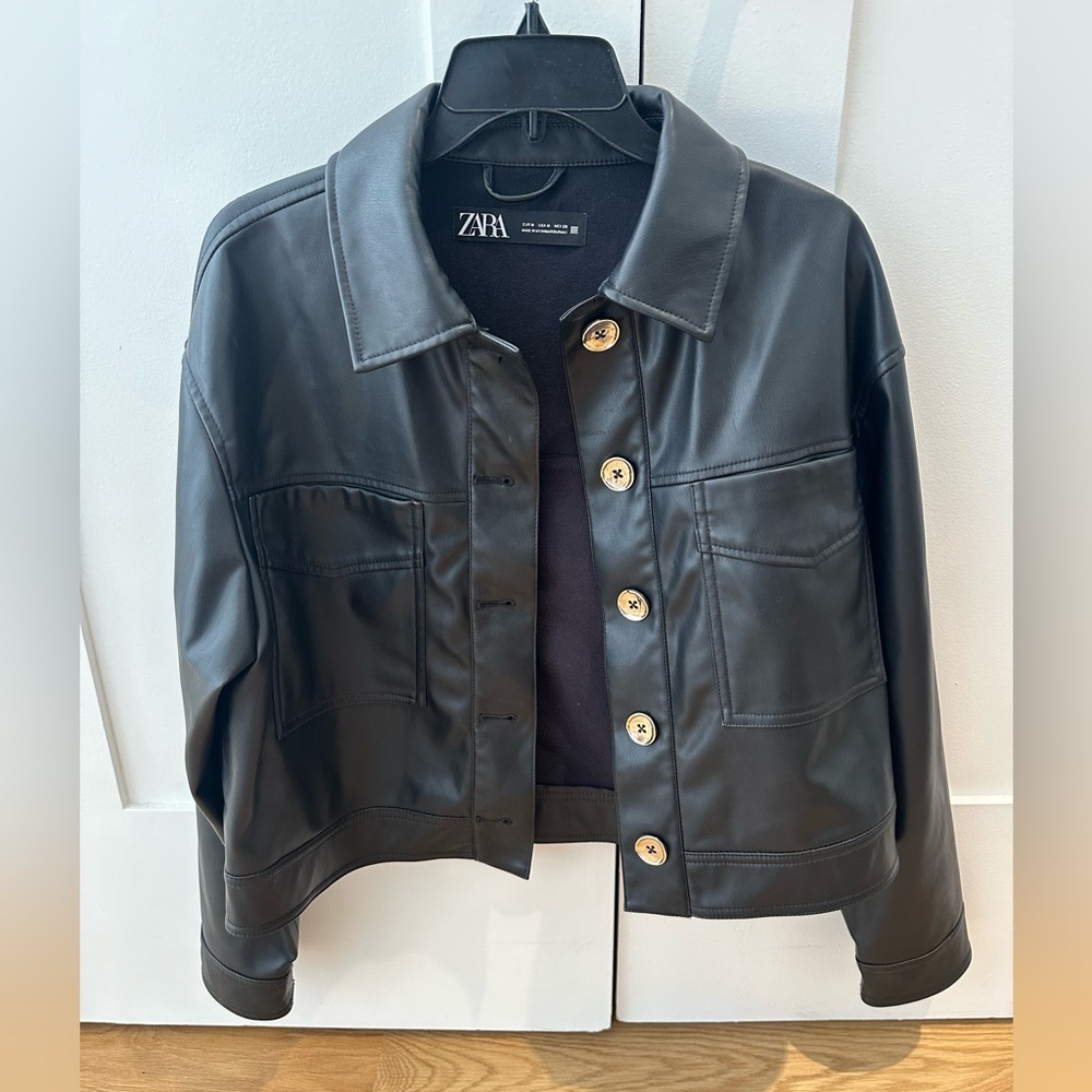 Zara Faux Leather Jacket